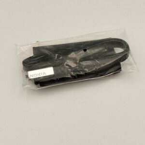 Nokia Black Lanyard Neck Strap Metal Logo Slider Phone Accessory Made in Turkey